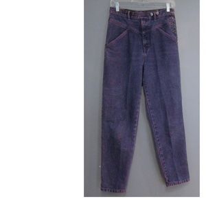 Vintage 80's Mom Jeans High Waist Purple Candie's